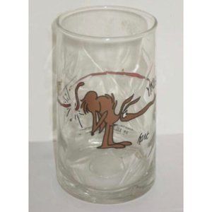 2 Arby's B.C. Ice Age 1981 Collector Series Glass
